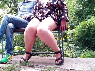 Fantastic giant arse Mature cougar urinating With gams opened up broad In Park