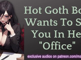 Punk manager Wants To witness You In Her "Office" ASMR softcore Roleplay