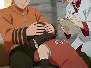 Naruto Fucks and Creampie Sarada while Sakura is watching, He betrayed Boruto (Part 1) (Uncensored Hentai)