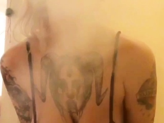 Yam-sized bosoms cougar faps with her fake penis