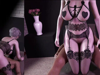 Codebreaker damsel with Divine kinks - three dimensional toon