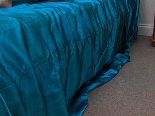 Hot brunette amateur MILF rides hubbys cock