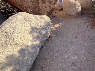 Super-porking-hot duo porking on Camping journey in Joshua Tree