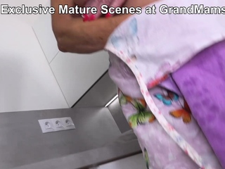 Busty Granny Loves Solo Session