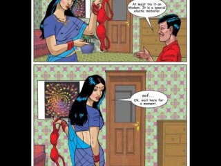 Brassiere salesman plowed savitha bhabi Savitha bhabi Comics S1E1