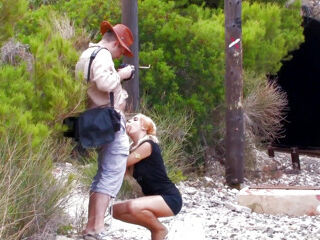 Young Leyla Black a slut with blonde hair loves to take it