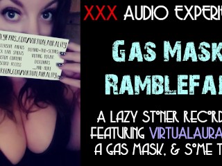 'Talking & jerking While dressed in A Gas Mask (AUDIO ONLY ASMR)'