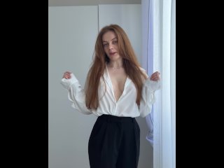 A horny super-hot cougar assistant comes home leisurely Striptease and make you jizm ( she talk)