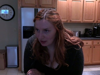 Fledgling cougar showcasing her humungous udders in a public place