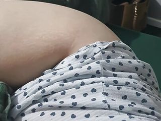 Step sonny bare in sofa near step mommy with thick inborn udders
