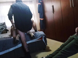 Encounter the fresh neighbour and his acquaintance we had a cum-some three-way