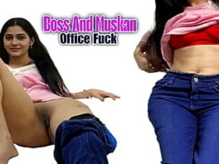 DESI cherry OFFICE doll gonzo smash WITH immense man meat chief smash IN OFFICE (HINDI AUDIO)
