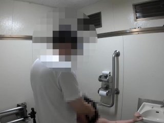 【変態】住宅街の多目的トイレで撮った公衆便所立ちバックシーン(撮影日：2024年7月18日)【公衆便所立ちバック