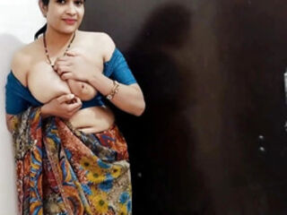 Giant funbags Bhabhi fuck-a-thon with Landlord for Her Debt