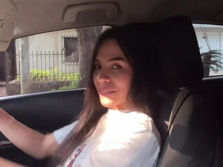 She wasn't expecting assistance while masturbating in her car