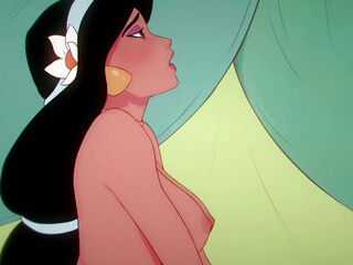 Queen Jasmine Get banged With Aladdin ( JasJas Nights Animation toon )