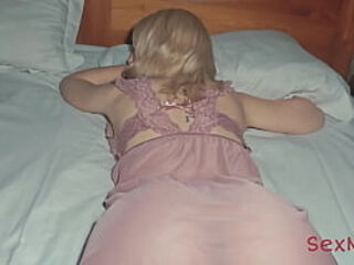 Step-Mom didn&#039_t Protest When I went to Her Room in the Night