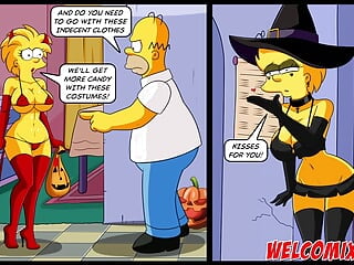 Halloween night with lovemaking - The Simptoons