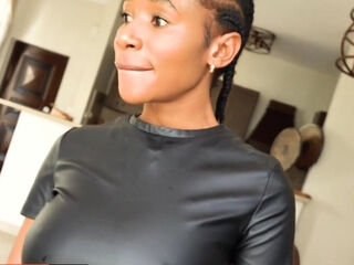 Amateur Huge Boobs Fat Booty Ebony Babe Pounded Rough