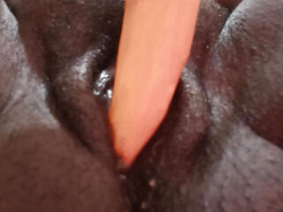 Using a new carrot inwards my poon.