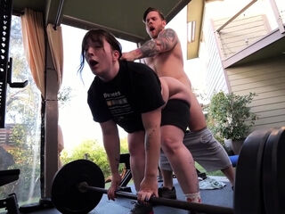 My BBW Workout Partner Gets Her Tight Pussy Stretched Out -