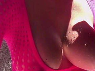 Solo yam-sized knockers water have fun outdoor insane AF Artemisia enjoy fabulous cougar
