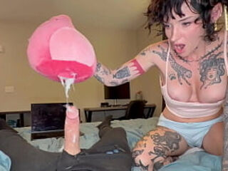 Spying Step Bro Stuffs Step Sis&#039_s Stuffy