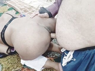 Desi Village Housewife smashed By Her Own step-dad