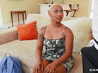 Short-haired dark-hued lush cougar Thickassdaphne porno flick - Mick Blue