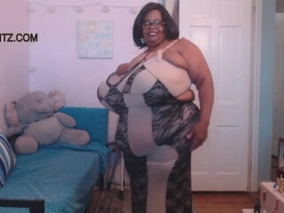 Largest tits black gal On web cam With ginormous tits And Norma Stitz