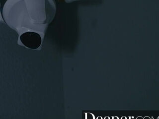 Milking him speak during the investigation the hard way fucking on it