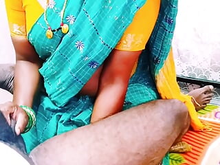 Sexy Saree Desi palace Maid pounding palace