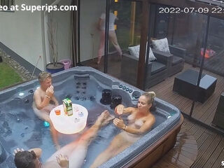 Ipcam German naturist Family likes The Jacuzzi