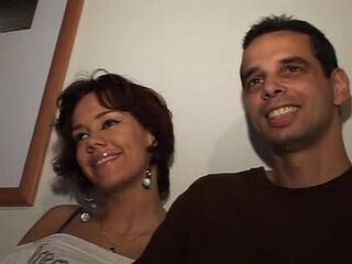 German hubby and wifey share a mature I'd like to drill three-way