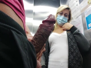I Take My fuck-stick Out Discreetly In The Elevator Of The motel, This youthful Bourgeois Has Seen Everything She Is dazed To Get In This Elevator fiv